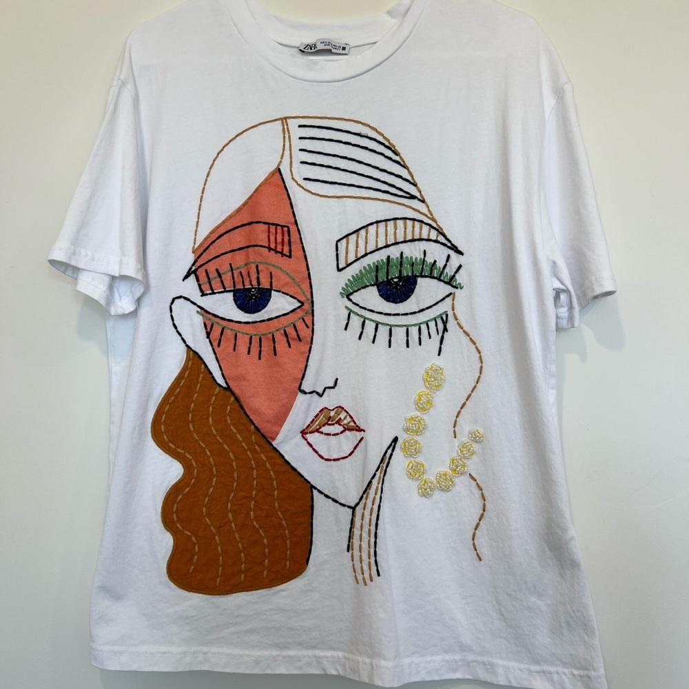 Zara White T-Shirt